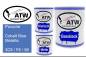 Preview: Porsche, Cobalt Blue Metallic, 3C8 / F6 / 56: 1L Lackdose + 1L Klarlack + 500ml Härter - Set, von ATW Autoteile West.